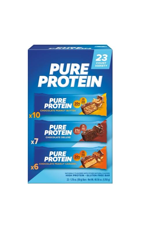 Protein Bars Gluten Free 23 Count - Chocolate Variety Pack - 23 Varieties Available - Snack