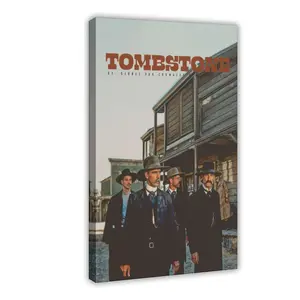 Tombstone Movie Poster, Minimalist Art, Gift for Him, Western Movie Poster, Home Decor