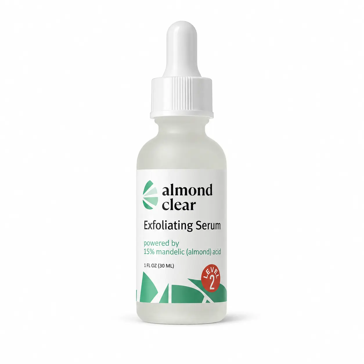 2% Mandelic Acid Gentle Exfoliating Facial Serum - Pore-Refining, Hydrating Non-Greasy Skincare Treatment for Daily Radiant Skin, 30ml Face Glow Serum (Single Unit, Multi-Pack Options Available), Gentle Exfoliating Serum