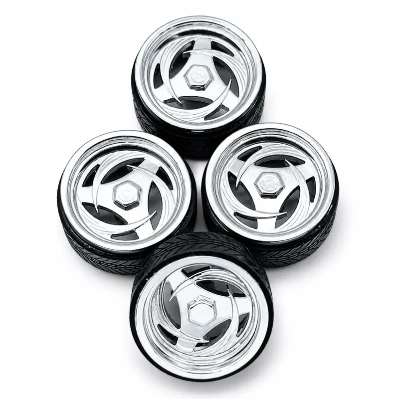 18mm Chrome Weld Rep Scorpion Hot Wheels XL Sized Specialty Rims