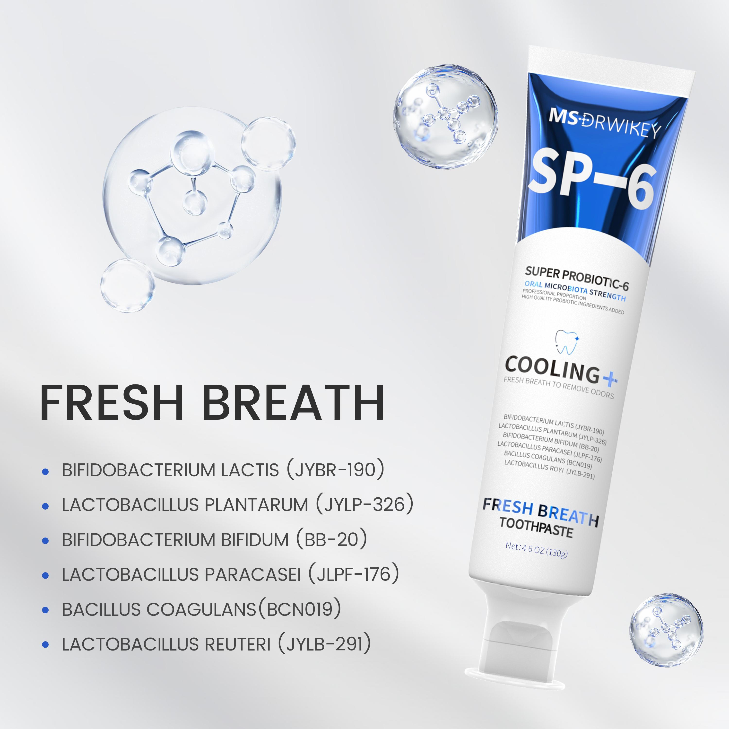 MSDRWIKEY 3-Pack Toothpaste Combo | 7Pro Fresh Formula | Fluoride-Free Enamel Repair & Sensitive Teeth Care