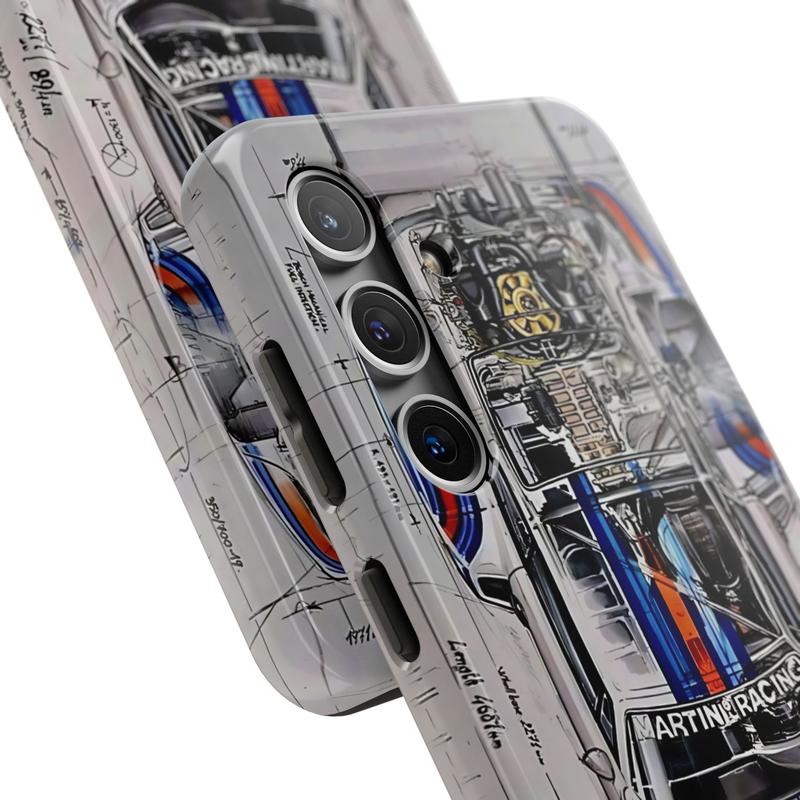 Vintage Race Car Phone Case for SAMSUNG GALAXY 21 S22 S23 S24 25 ULTRA PLUS Accessories Protection unisex. – Cool Automotive Style Cover for Men, Teens & Kids