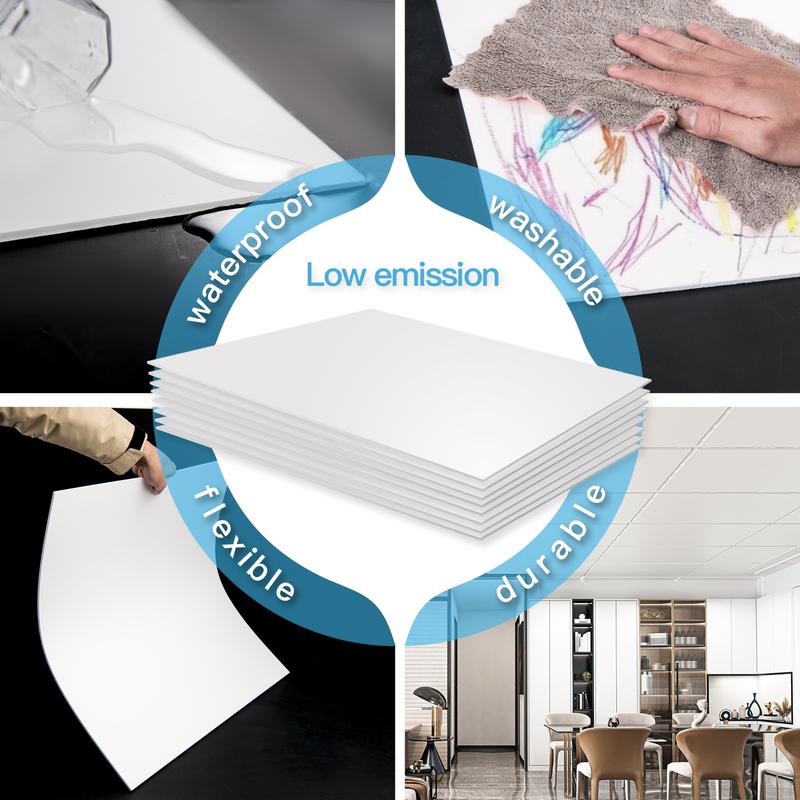 【New】Art3d Smooth Drop Ceiling Tiles 2x4 ft 10-Pack Fire-Rated Waterproof PVC Panels Reusable No Sag Crack Fits 15/16 T-Grid Covers 80 Sq Ft 【New】Art3d Smooth Drop Ceiling Tiles 2x4 ft 10-Pack Fire-Rated Waterproof PVC Panels Reusable No Sag Crack Fits 15/16 T-Grid Covers 80 Sq Ft