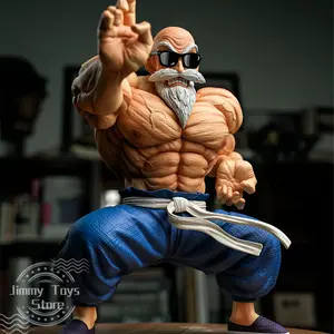 10Cm Anime Figure GK Muscle Master Roshi Kame Sennin Figurine PVC Action Figure Model Children Dolls Gift Toys Bandai