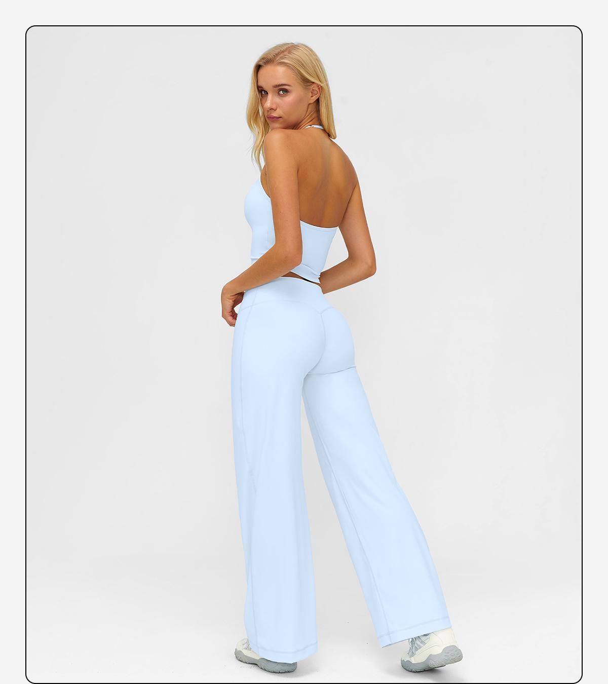 MFVIM Sporty Two-Piece Set Women’s Plain Crop Cami Top & Flare Leg Pants Sports Set, Sporty Casual Comfy Breathable Two-Piece Outfits for Yoga, Gym, Workout, Running, Gym Workout Clothes SpringStatements MFVIM Sporty Two-Piece Set Women’s Plain Crop Cami Top & Flare Leg Pants Sports Set, Sporty Casual Comfy Breathable Two-Piece Outfits for Yoga, Gym, Workout, Running, Gym Workout Clothes SpringStatements