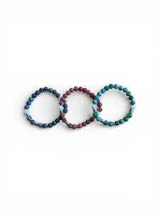 Stop ICE Bracelet, Morse Code Stone Bead Bracelet, Secret Message Jewelry