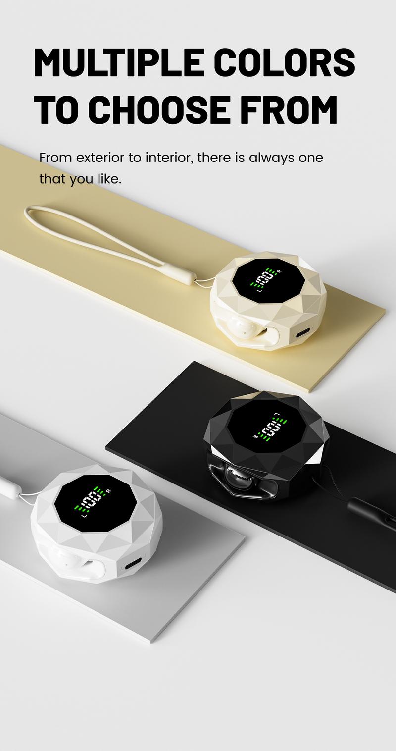 MSHUKCOE Mini Wireless Sleep Earbuds for Side Sleepers, Bluetooth 6.0 in-Ear Headphones with Noise Reduction,Ultra Small Hidden Earphones, Comfortable Fit for Long Wear & Deep Sleep&Work