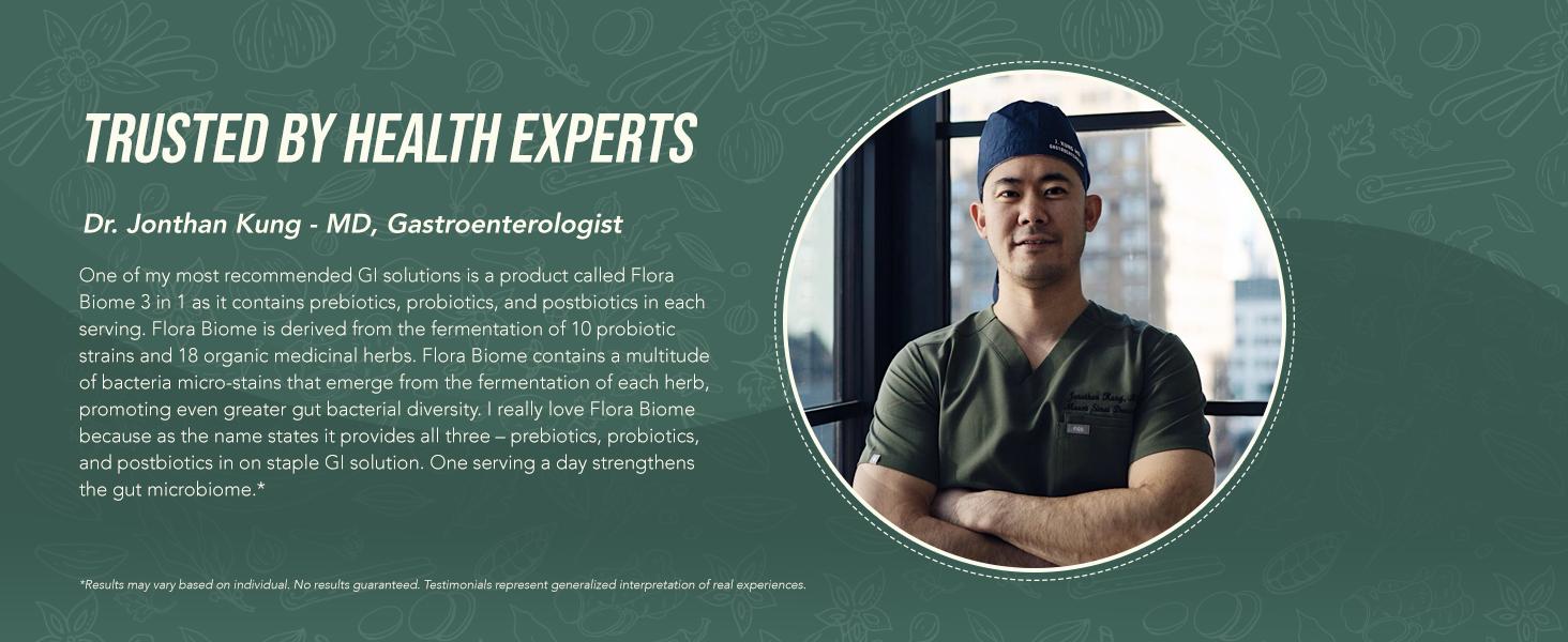 Flora Biome Live Probiotic - Natural Supplement for Health - Edible