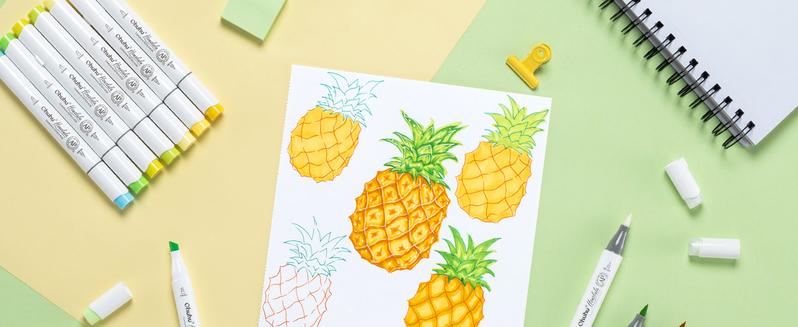 Ohuhu Alcohol Markers: Brush & Chisel /Fine - 48-Color - Double Tipped Art Marker Set for Artist Adults Cozy Coloring Illustrations - Dual Tips - Refillable - AP Certificated - Honolulu & B Series of Ohuhu Ohuhu Alcohol Markers: Brush & Chisel /Fine - 48-Color - Double Tipped Art Marker Set for Artist Adults Cozy Coloring Illustrations - Dual Tips - Refillable - AP Certificated - Honolulu & B Series of Ohuhu