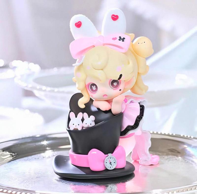 Keeno Miracle Feast Series Blind Box Figure – 4th Generation Cute Collectible Art Toy, Mystery Surprise Mini Figurine, Trendy Desk Decoration, Perfect Gift for Girls & Designer Toy Lovers