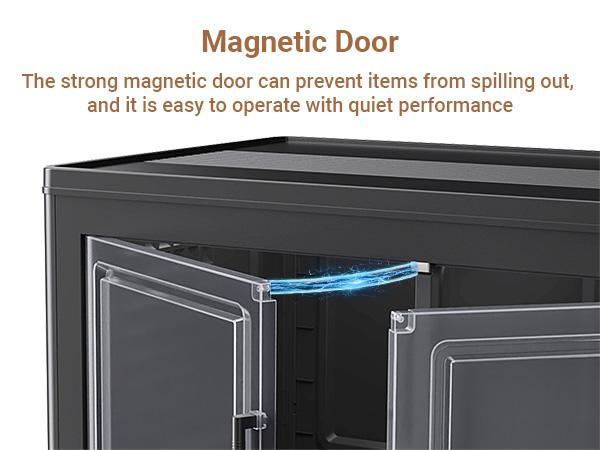 Broview V40 464Qt/600Qt/800Qt Large Stackable Storage Bins with Lid & Wheels, Extra Large Stackable Storage Bins with Dividers,19"D Closet Organizers and Storage Cabinet Shelves Collapsible Box for Home Kitchen