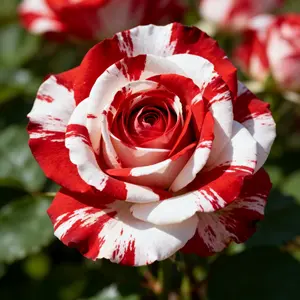 Rare Twin Red White Rose Flower Seeds for Planting - Captivating Garden Blooms Non GMO Heirloom Garden - Planting Instructions for Easy Grow - Great Gardening Gifts