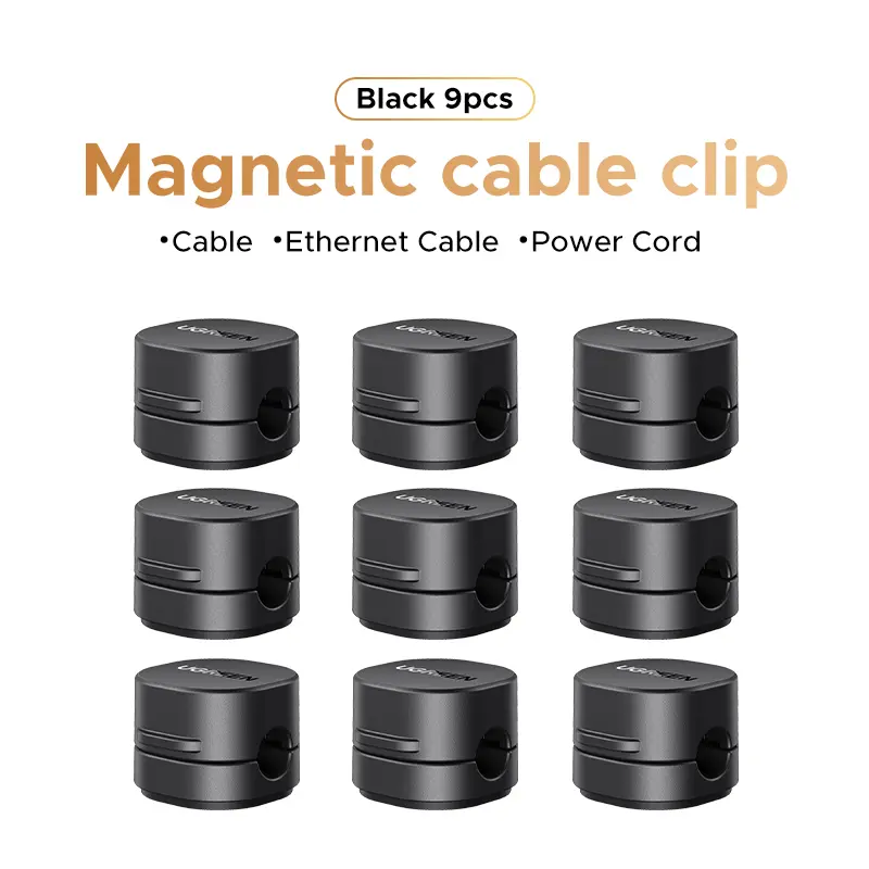 9 Pack Magnetic Cable Clips