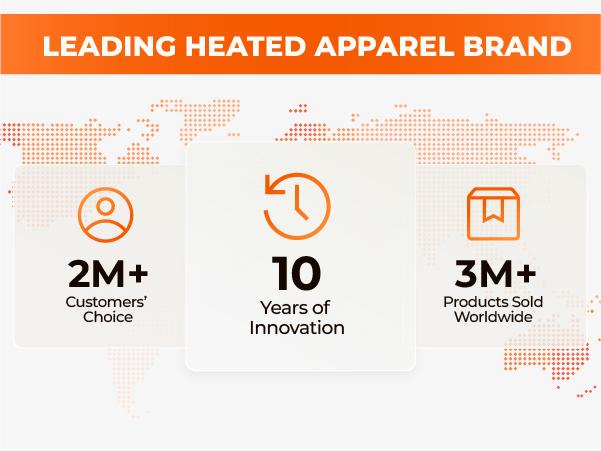 ororo Men's Fleece Heated Vest with Battery Pack, Menswear Tops Underwear, Winter Warm Layer Casual Black