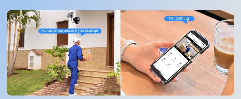 ZEEPORTE 2K WIFI Security Cameras Wireless Outdoor-360° PTZ Cameras for Home Security with Solar Panel/Battery Powered, Night Vision, Two-Way Audio, PIR Sensor ZEEPORTE 2K WIFI Security Cameras Wireless Outdoor-360° PTZ Cameras for Home Security with Solar Panel/Battery Powered, Night Vision, Two-Way Audio, PIR Sensor