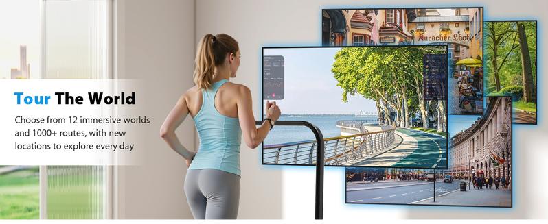 Walking Pad Treadmill with Incline - 8% Incline Walking Pad with Handle Bar - Foldable Under Desk Treadmill for Home with 300 Lbs Capacity - Jogging Machine with Quiet Brushless, App & Remote Walking Pad Treadmill with Incline - 8% Incline Walking Pad with Handle Bar - Foldable Under Desk Treadmill for Home with 300 Lbs Capacity - Jogging Machine with Quiet Brushless, App & Remote