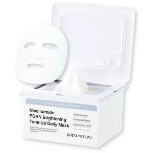 Papa Recipe Niacinamide PDRN Brightening Tone-Up Daily Mask (30 Sheets)