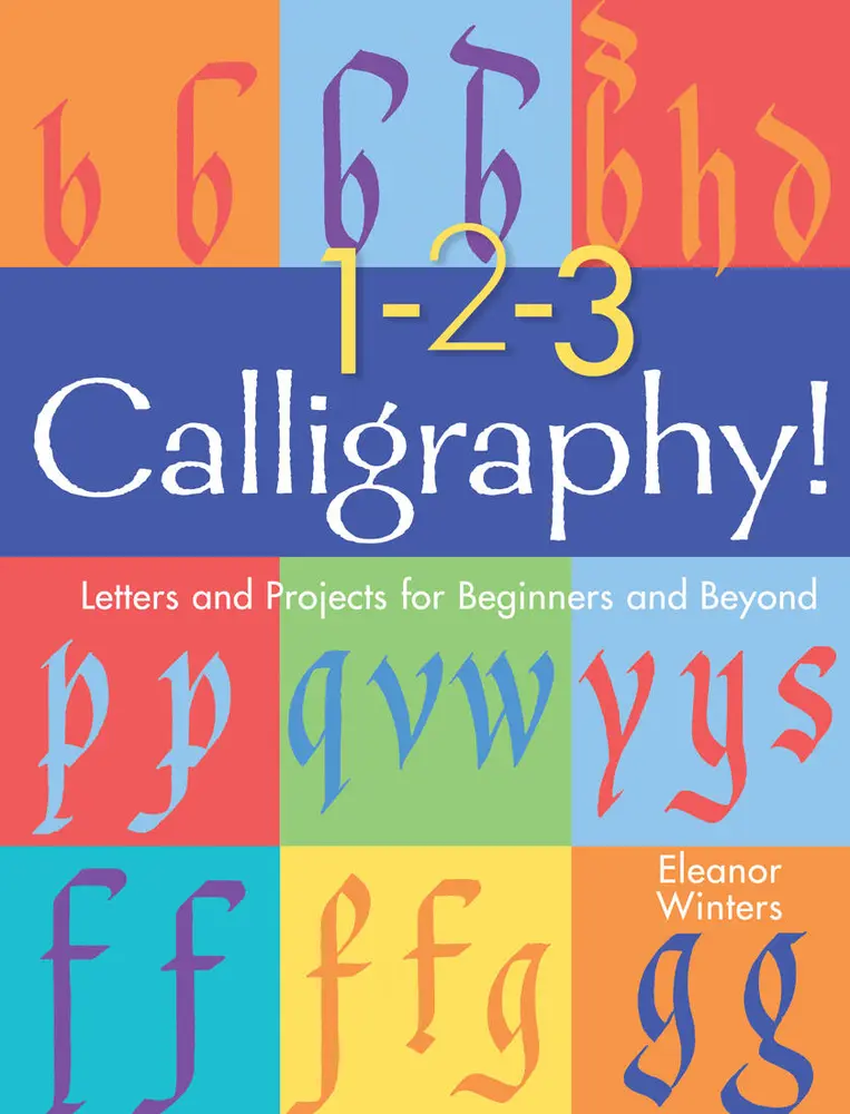 USED Book - 1-2-3 Calligraphy!: Letters and Projects for Beginners and Beyond by Winters, Eleanor (Paperback) - english