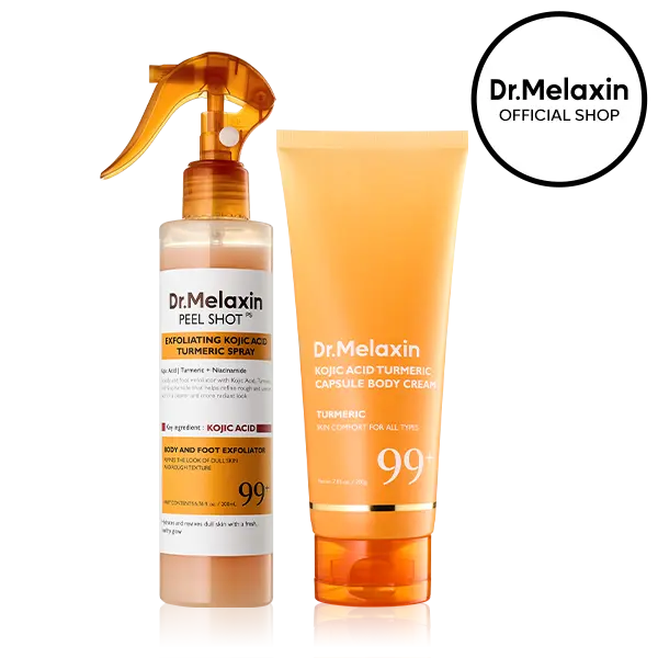 KOJIC PEEL SHOT SPRAY+KOJIC CAPSULE BODY CREAM