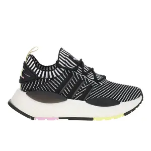 adidas Womens Nmd W1 Lace Up Sneakers Shoes Casual - Black