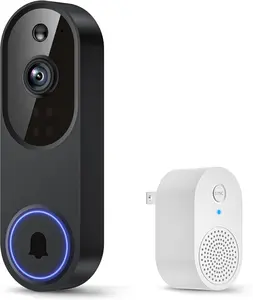 1080P Smart Video Doorbell Camera with AI Motion Detection, Battery Powered Security Doorbell featuring Two Way Audio and Night Vision, Supports Cloud Storage, 2.4GHz WiFi Only, Reliable Home Safety and Smart Entry Essential