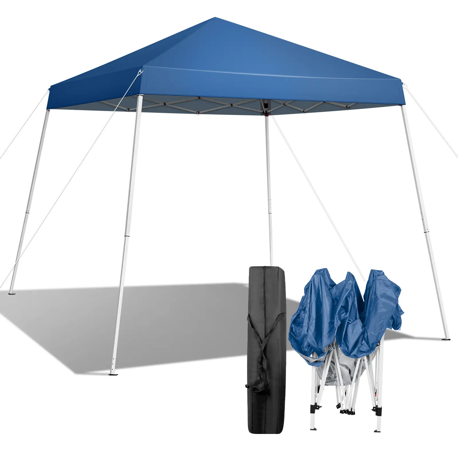 6*6ft Foldable Portable Waterproof Outdoor Tent - Sturdy Stable Durable Steel Frame, 210D Oxford Fabric, Effortless Takedown Easy Install, Storage-Friendly for Camping Hiking
