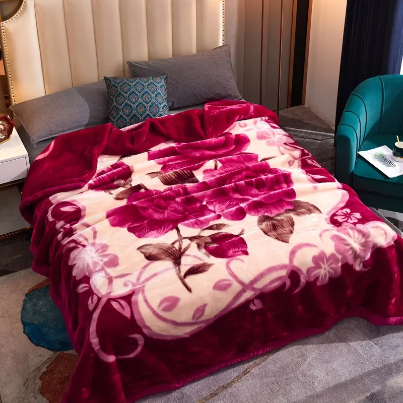 Father Son Blanket Luxury Mink Blanket, 2-Ply Blankets, 7.8LBs Heavyweight, Silky Soft and Warm Raschel Blanket for Autumn and Winter, Soft Cozy Machine Washable Blanket, For Bed and Sofa G, Blanket for Couch, 79" x 91"