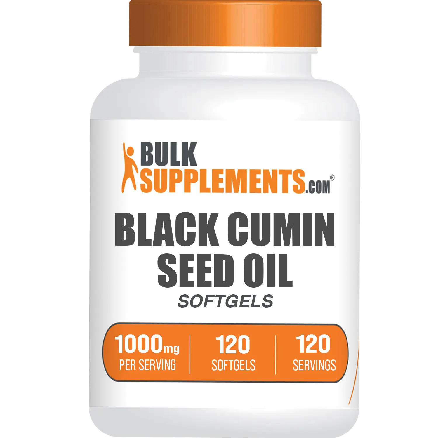 BulkSupplements Black Cumin Seed Oil Capsules - Glycerin-Infused, 120 Softgels for Adults, 1000mg per Serving, Antioxidant Supplement with Anti-Inflammatory Support & Skin Care Benefits (Sugar, Gluten, Dairy Free)