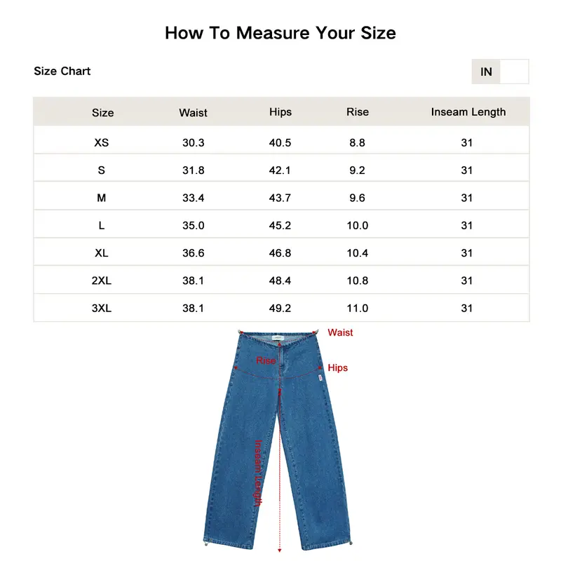 Pwest NYC Low-Rise Wide-Leg Jeans — Adjustable Drawstring Waistband/Hem, Relaxed Straight Cut, Decade Jeans, Super Low Rise, Soft Daily Wear-Spring Summer Bottom Trouser,back to school,back to school haul