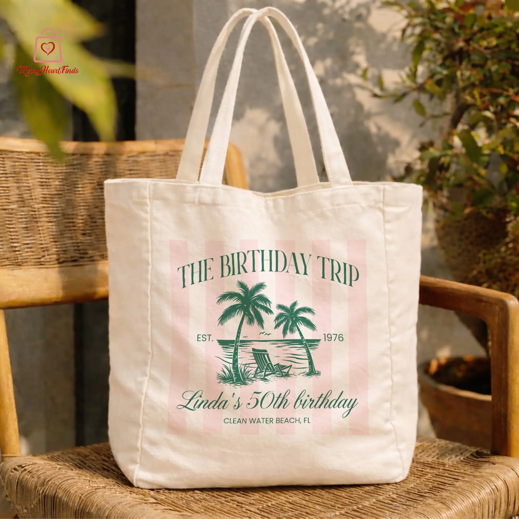 Custom Bachelorette Tote Bag, Birthday Trip 10oz Tote Bag,Travel Gift,Custom Name Bag,Birthday Squad Tote, Vacation Gift Bag,Birthday Gift for Her