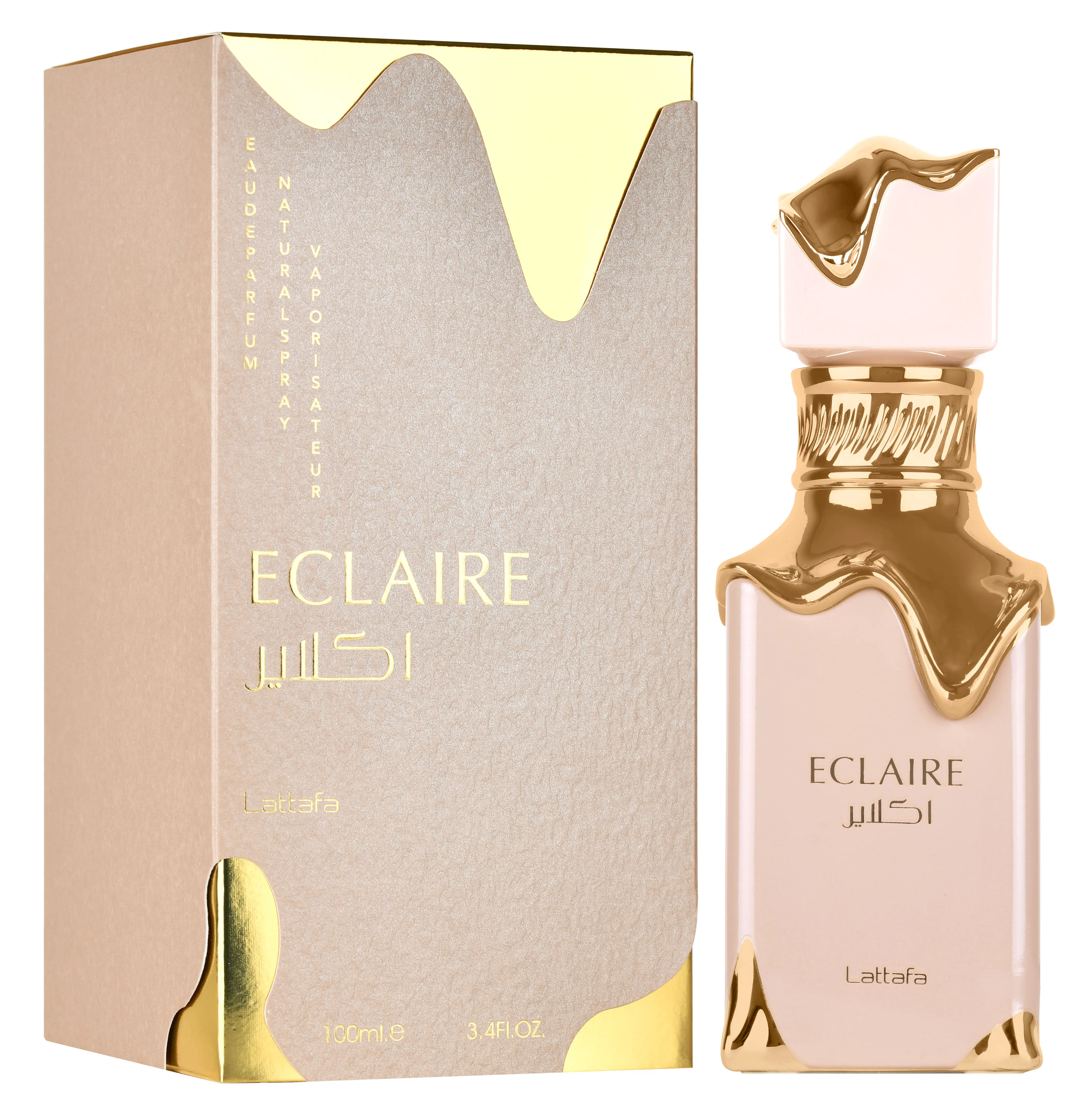 Lattafa Eclaire - Eau de Parfum Long-Lasting Fragrance for Women, 3.40 Ounce / 100 ml