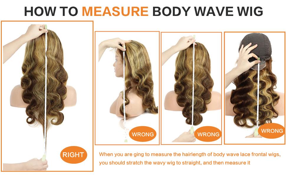 Honey Blonde Lace Front Wig Human Hair 13x4 HD Transparent 4/27 Highlight Ombre Lace Front Wigs Human Hair Pre Plucked With Baby Hair 180% Density Body Wave Glueless Wigs