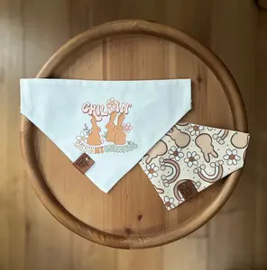 Chillin' With My Bunnies / LAST CHANCE / Reversible / Over-the-Collar / Pet Bandana / CLEARANCE