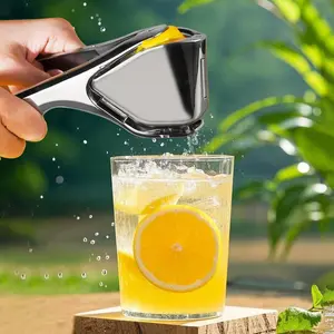 【Factory-Direct Pricing】The Last Lemon Squeezer You’ll Ever Need!-Maximum Yield, Minimum Effort. Fresh juice in 3 simple steps, Stainless Steel Citrus Squeezer