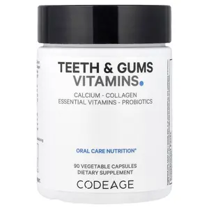Codeage Teeth & Gums Vitamins, 90 Vegetable Capsules Codeage Teeth & Gums Vitamins, 90 Vegetable Capsules