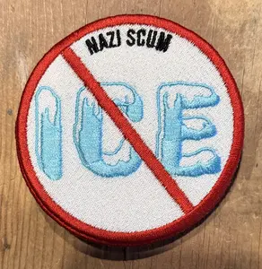 No Ice Iron On Patch.