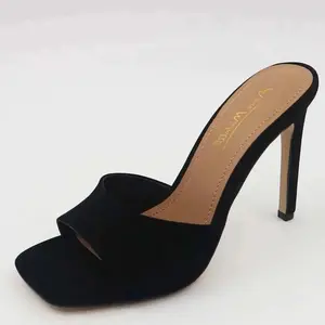 Evermore Black Strap Heel