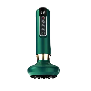 12-speed Intelligent Vacuum Cupping & Scraping Instrument, Electric Breathing Heating Cupping Instrument, Cordless Massage Tool Large Suction Heat Suction Machine, Usb Rechargeable Massagers, New Year & Winter Gift