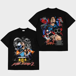 Evil Dead II Premium Cotton T-Shirt, Ash Williams Graphic Shirt, Horror Movie Shirt, Ghostbeaters T-Shirt, Human Survivors T-Shirt, Ash Graphic Tee