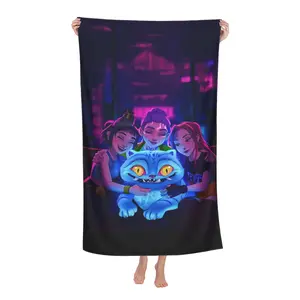 K-pop Singer Beach Towel - Quick-Dry Lightweight Bath Sheet, Super Absorbent for Swimming, Spa, Yoga, Vacation