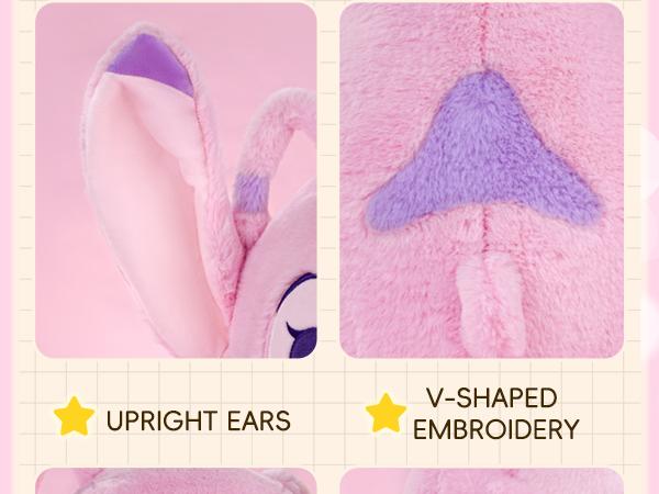 Disney Series Angel&StitchPlush Doll – Angel No.18 Sitting Figure, Cute Collectible Soft Toy Kawaii Stuffed Animal Decor Ideal Birthday Present Valentien Gift for Girlfriends Couples