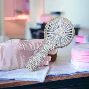 Bedazzled Handheld Fan