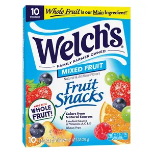 Welch's Fruit Snacks Gluten-Free Mixed Fruit Soft Fruit Snacks