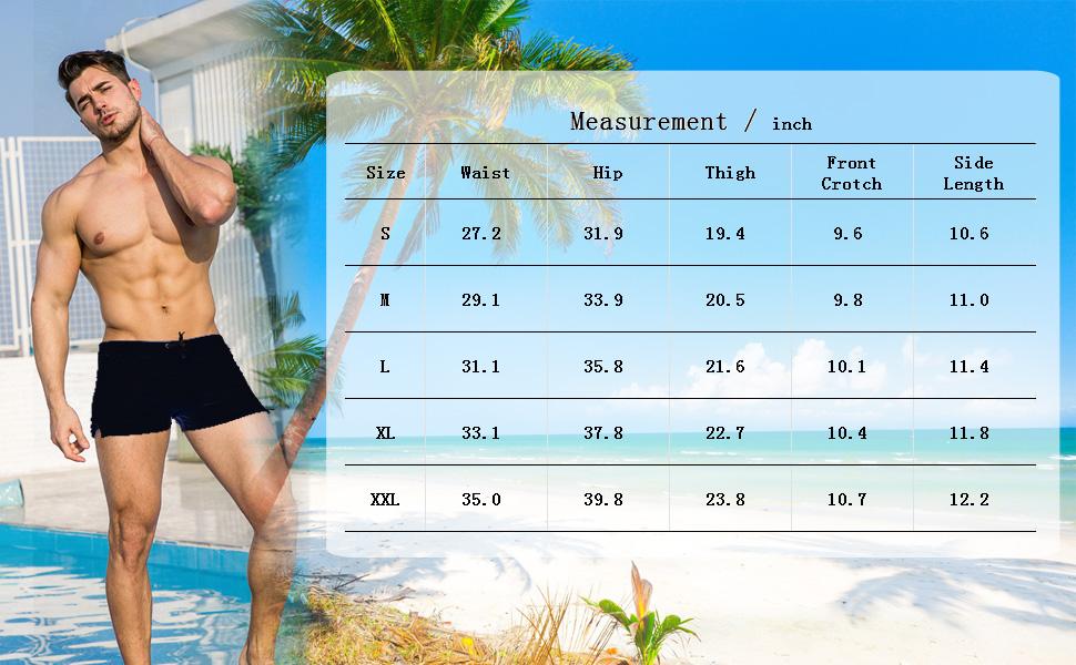 COOFANDY Mens Athletic Swim Trunks Competitive Swimming Brief Square Leg Board Short Quick Dry Beach Surf Sports Swimwear S-3XL