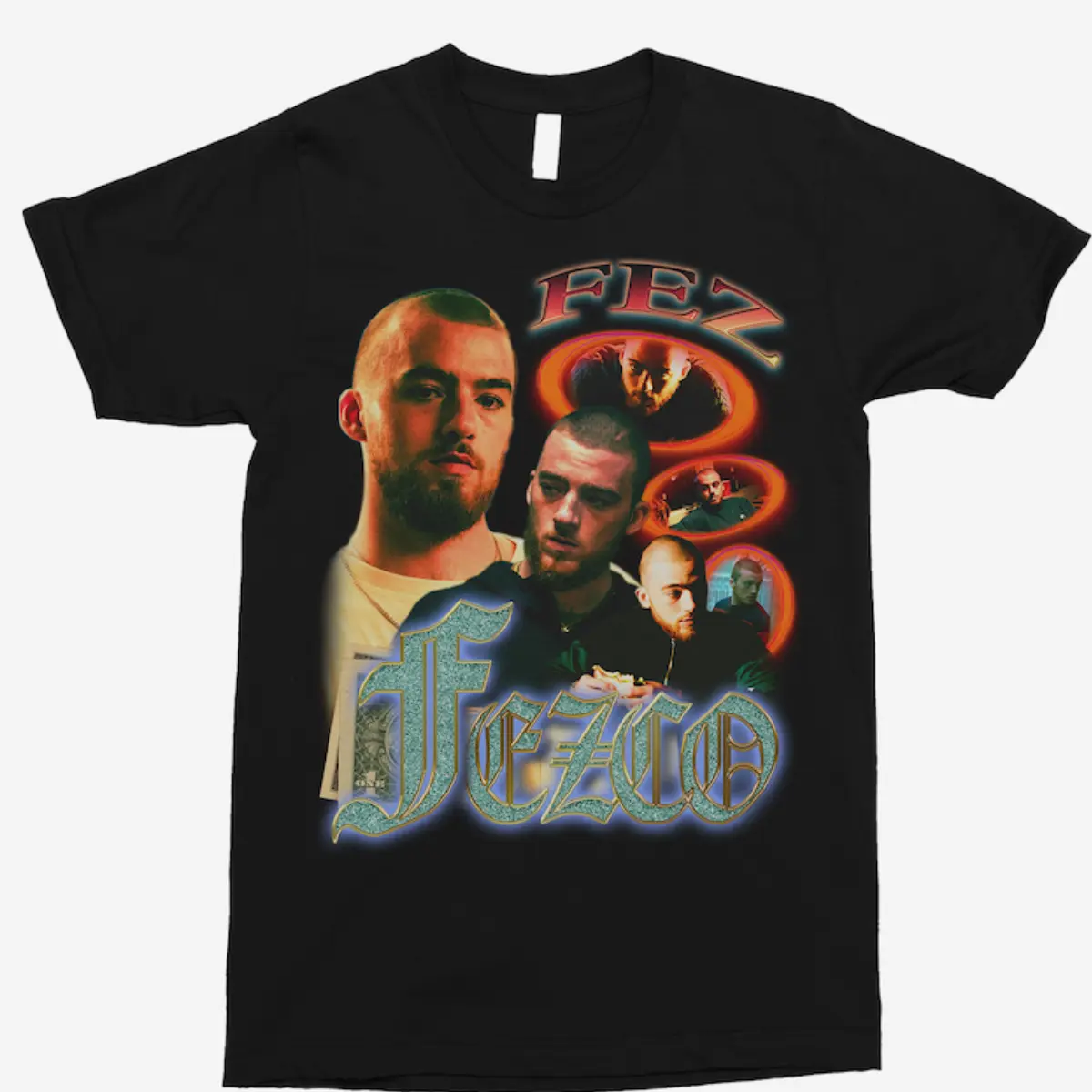Comfort Colors Fezco Euphoria T-Shirt Fez Character Graphic Tee, Streetwear Aesthetic Shirt, Y2K Neon Style Oversized Cotton T-Shirt Men Women Fan Gift
