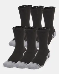 Under Armour Performance Tech™ Unisex 6-Pack Crew Socks