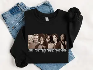 Black Women History Sweatshirt, Activist Names Crewneck, Harriet Rosa Angela Michelle Empowerment Apparel, Black History Month Gift