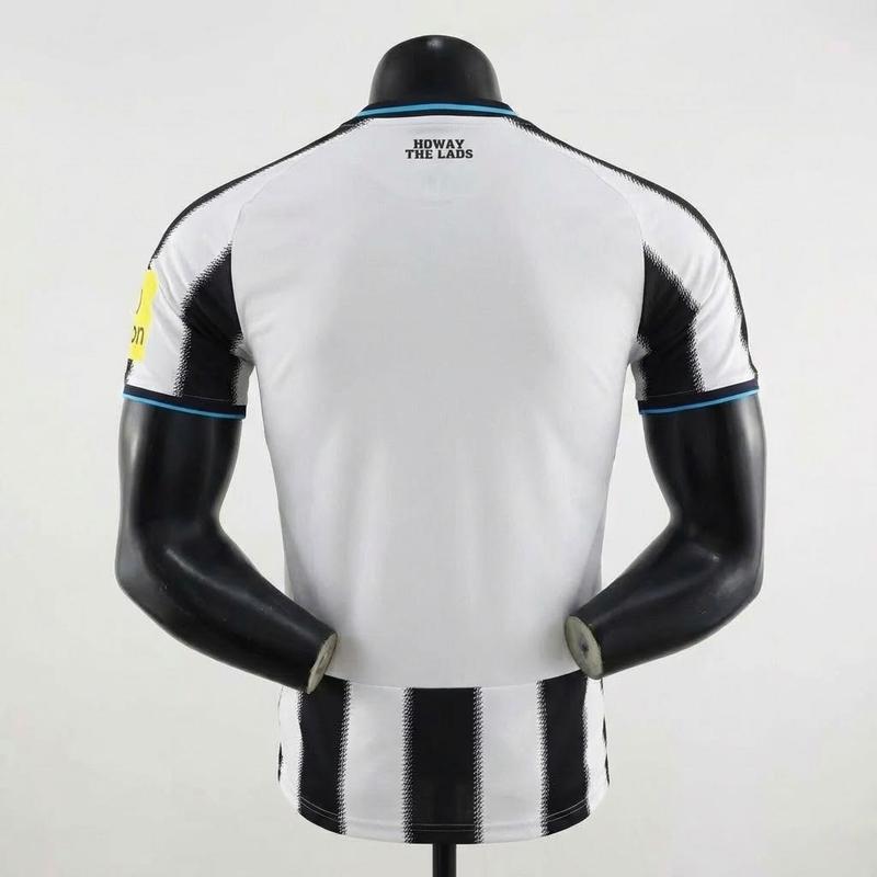 Newcastle United 2025/26 Home Soccer Kit Black White Stripes Jersey and Shorts Set