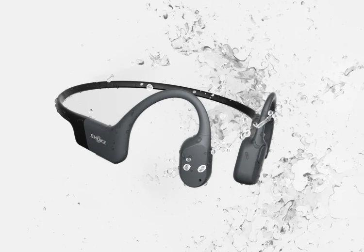SHOKZ OpenRun Mini (AfterShokz Aeropex Mini) -Bone Conduction Open-Ear Bluetooth Sport Headphones - Waterproof Wireless Earphones for Workouts and Running - Built-in Mic