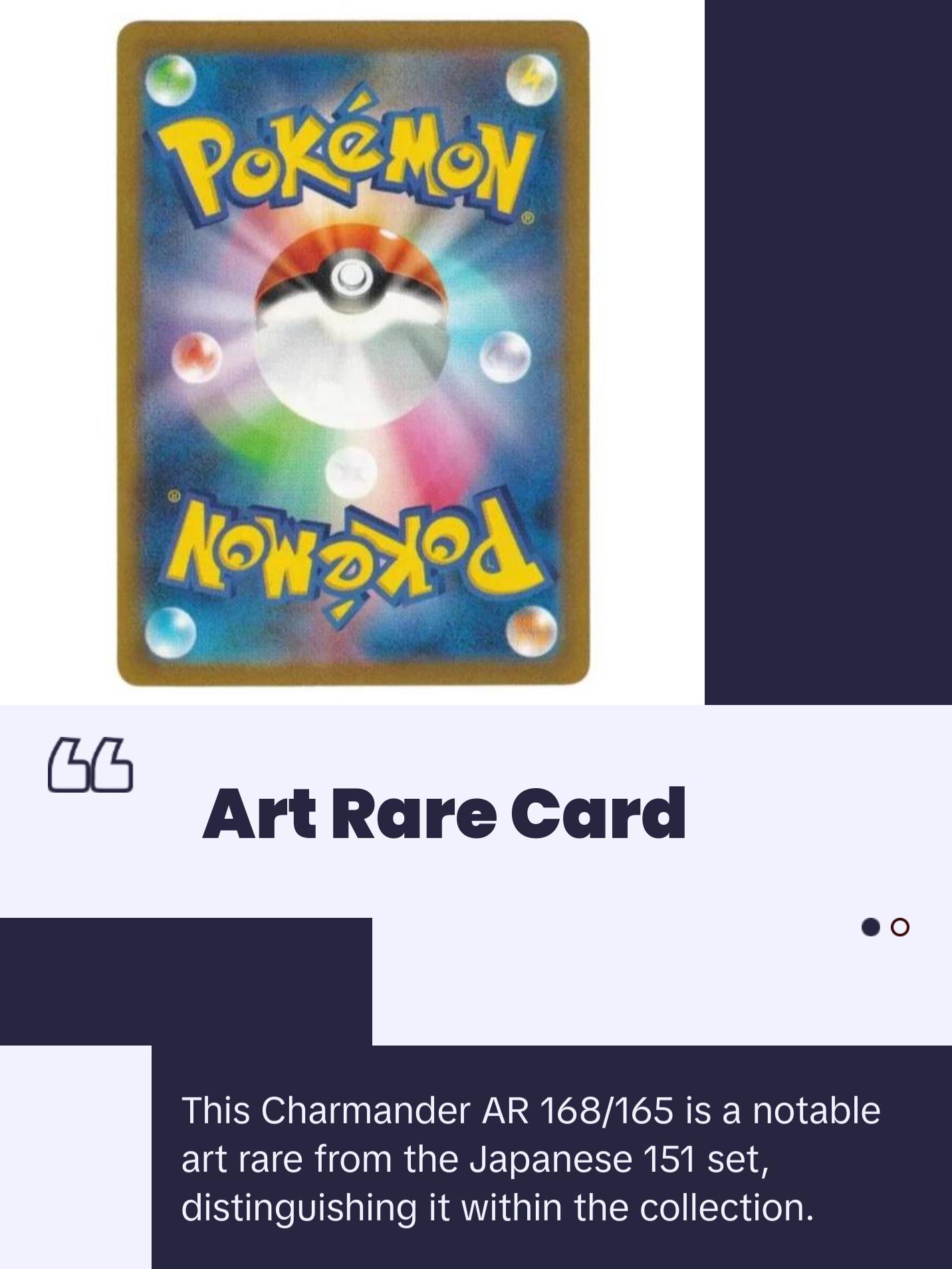 Charmander AR 168/165 - SV2a: Pokemon Card 151 - 2023 Japanese Card - TikTok Shop Charmander AR 168/165 - SV2a: Pokemon Card 151 - 2023 Japanese Card - TikTok Shop